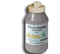Terre de Diatomée Alimentaire Blanche surfine - en poudreur - 500g