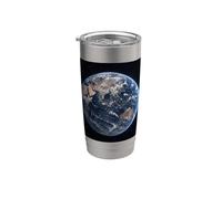 Terre De L'Espace Asie Vue Astronomie Astrophysique Scène Gobelet isotherme en acier inoxydable double paroi