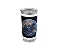 Terre De L'Espace Asie Vue Astronomie Astrophysique Scène Gobelet isotherme en acier inoxydable double paroi