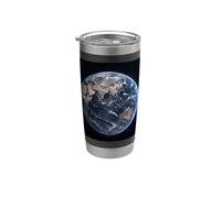 Terre De L'Espace Asie Vue Astronomie Astrophysique Scène Gobelet isotherme en acier inoxydable double paroi