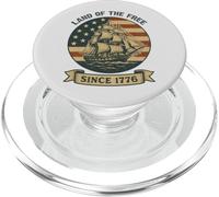 Terre de liberté depuis 1776, 4 juillet, jour de l'indépendance des États-Unis PopSockets PopGrip pour MagSafe