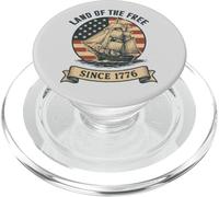 Terre de liberté depuis 1776, 4 juillet, jour de l'indépendance des États-Unis PopSockets PopGrip pour MagSafe