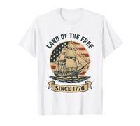 Terre de liberté depuis 1776, 4 juillet, jour de l'indépendance des États-Unis T-Shirt