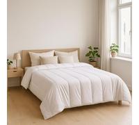 Terre de Nuit Couette mi-Saison recyclée enveloppe Microfibre 350g 260x240