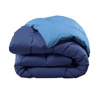 Terre de Nuit - Édredon gonflant Bicolore Bleu Jean-Bleu océan 140x150 - - Bleu - Uni