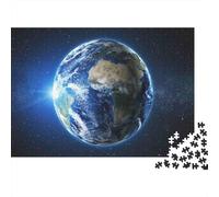 Terre Depuis l'espace 1000 Pièces Carton Extra Épais Puzzle De Bricolage Amants De Famille Jeu De Famille Amusant Et Stimulant Belle Décoration 52x38cm/1000pcs
