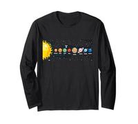 Terre Depuis l'espace - planètes, étoiles, système Solaire Manche Longue