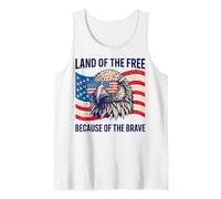 Terre des Libres grâce aux Braves aigles patriotes Débardeur