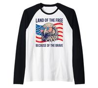 Terre des Libres grâce aux Braves aigles patriotes Manche Raglan