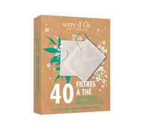 TERRE D'OC-40 sachets filtres à thé Terre d’Oc