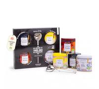 Terre d'Oc - Coffret 4 Thés Bio Ma Journée en Thé + Cuillère Filtre