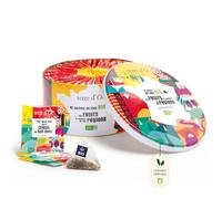 Terre d'Oc - Coffret 42 Sachets de Thés Bio - Collection des 6 Thés de Nos Régions - Thés Verts et Noirs - Saveurs Fruitées et Authentiques - Idée Cadeau Homme et Femme - 84g