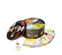 Terre d'Oc - Coffret 42 Sachets Thés Bio - Collection de l'Hospitalité | 6 Thés Noirs, Verts & Blancs - Saveurs Fruitées et Épicées - Sans Conservateurs ni Additifs - Idée Cadeau - 84g