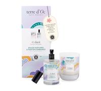 Terre d'Oc - Coffret Parfumé Fleur de Coton - Bougie & Parfum d'Ambiance
