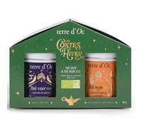 TERRE D'OC-Duo thé vert menthe et thé noir poire épice bio les contes d'hiver Terre d'Oc - 100 g