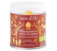 TERRE D'OC-Préparation bio pour vin chaud épices et écorces d'orange Terre d'Oc - 120 g
