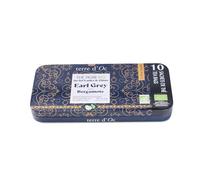 Terre d'Oc - Thé Noir Bio Earl Grey - Bergamote - 10 Sachets - 14g