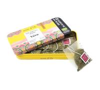 terre d'Oc - Thé Vert Bio de Corée - Saveur Yuzu - Boite en métal - 10x1,8g Sachets de Thé
