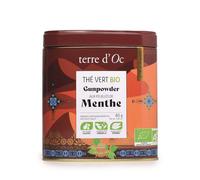 TERRE D'OC-Thé vert Touareg Gunpowder menthe bio Terre d’Oc - 80 g