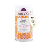 Terre d'Oc - Tisane Fruitée Bio - Coco & Mangue - Glacée ou Chaude - 70g
