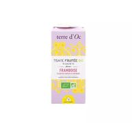Terre d'Oc - Tisane Fruitée Bio - Saveur Framboise, Fleur de Sureau & Grenade - Sans théine - 15 Infusettes - Idée Cadeau Homme et Femme - 30g