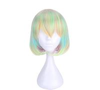 Terre du diamant brillant perruque Cosplay Costume Houseki no Kuni femmes cheveux synthétiques courts + casquette de perruque terre du brillant comme l'image