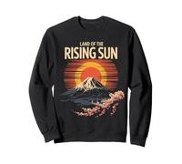 Terre du Soleil Levant Japon Mont Fuji Cherry Blossom Art Sweatshirt