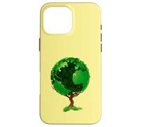 Terre en Forme d'arbre - Green Planet Eco Design Coque pour iPhone 16 Pro Max