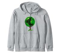 Terre en Forme d'arbre - Green Planet Eco Design Sweat à Capuche