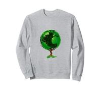 Terre en Forme d'arbre - Green Planet Eco Design Sweatshirt