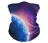 Terre Et Lune Cache-Col 26X30Cm Anti-Solaire Bandeaux Anti-UV Écharpe Demi-Visage pour Vélo Adulte Extérieur