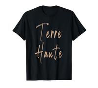 Terre Haute Indiana Design Vintage élégant T-Shirt
