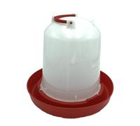 TERRE JARDIN - Abreuvoir à volaille, Poules, dindons 6 L - Remplissage Facile - Mangeoire en Plastique