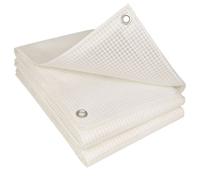 TERRE JARDIN - Bâche de Protection Extérieur, 2 x 3 m - Bâche Transparente Imperméable Armée, Ultra Résistante, Polyéthylène 160g/m², Anti UV - Bûches, Jardin, Mobilier - Translucide