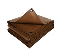 TERRE JARDIN Bâche de jardin marron 6 x 10 m, Bâche Polyéthylène 140 g/m² 6 x 10 Marron