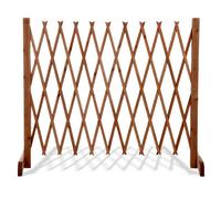 TERRE JARDIN - Barrière de Sécurité Extensible, 30 à 150 x 90 cm, Barriere de protection extensible en Bois, Rétractable, Animaux