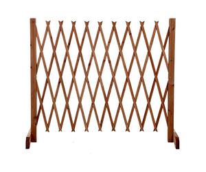 TERRE JARDIN - Barrière de Sécurité Extensible, de 27 à 190 x 120 cm - Barriere de Securite Enfant, Chien sans Perçage en Bois - Barrière Protection Extensible, Rétractable, Enfants, Animaux