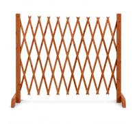 TERRE JARDIN - Barrière de Sécurité Extensible, de 30 à 140 x 90 cm - Barriere de Securite, Chien sans Perçage en Bois - Barrière Protection Extensible, Rétractable, Animaux
