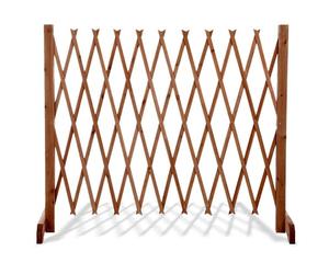 TERRE JARDIN - Barrière de Sécurité Extensible, de 30 à 150 x 90 cm - Barriere de Securite, Chien sans Perçage en Bois - Barrière Protection Extensible, Rétractable, Animaux