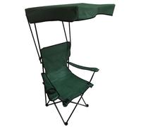 TERRE JARDIN Chaise Pliante avec Pare Soleil Sunrise - Unité - Vert