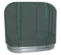 TERRE JARDIN Jardinière Potager Surélevé en Métal 120 x 60 x 110 cm - Carré Potager avec Arceaux et Filet de Protection Anti insecte - Bac Potager Légumes, Fleurs et Aromatiques