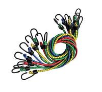 TERRE JARDIN - Sandow élastique 80cm avec crochets - Lot de 10