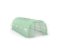 TERRE JARDIN Serre de Jardin Tunnel 18m2 - Serre de Jardin Maraichère avec Bâche Renforcée 140 g/m² Anti-UV - Abri de Jardin, Potager, Légumes, Semis et Plantes