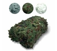 Terre Jardin Toile d'ombrage ajourée - Filet de Camouflage Polyester | Voile d'ombrage camouflage 500 x 400 cm - polyester 150D 100 g/m² ajouré - anti-UV - anneaux métalliques aux 4 coins