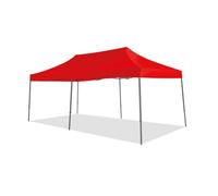 TERRE JARDIN Toit de Rechange pour tonnelle Pliante 3 x 6 Professionnelle - - Rouge