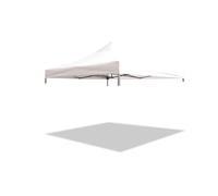 TERRE JARDIN Toit de Rechange pour tonnelle Pliante Pro 3 X 4,5 M - Unité - Blanc