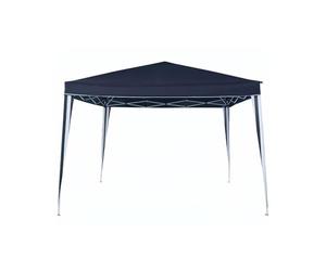 TERRE JARDIN Tonnelle Pliante 3 x 3 m, Bleu, Acier et Polyester