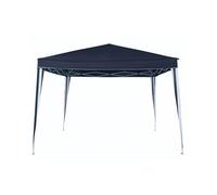 TERRE JARDIN - Tonnelle Pliante 3 x 3 M, Hauteur 2,5 m - Polyester 160g/m² - Sac de Transport - Bleu
