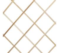 TERRE JARDIN - Treillis Jardin, 180 x 80 cm - Bois Blanc - Extensible, Accordéon - Décoration Florale Murale, Plantes Grimpants