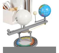 Terre Lune Soleil - Modèle d'orbite planétaire 3D, outil éducatif du système solaire, kit de démonstration des sciences spatiales, globe d'exploration astronomique | Ressource d'apprentissage pratique